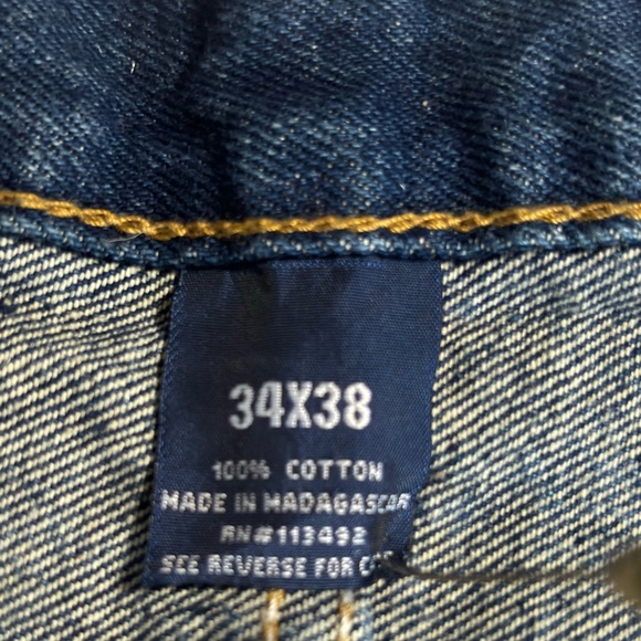 RK Brand dark wash jeans 34X38L LIKE NEW - Picture 7 of 12